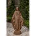 Campania International Classic Madonna Fairy Garden Concrete/Stone, Copper in Gray | 34.75 H x 16 W x 8.75 D in | Wayfair R-106-BR