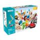 BRIO Builder 34587 Box 136 TLG. - Das kreative Konstruktionsspielzeug aus Schweden - Der ideale Einstieg in die Welt des Bauens und Bastelns - Für Kinder ab 3 Jahren