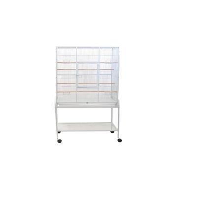 YML Antique White Aviary Bird Cage, 31" L X 19" W X 61" H