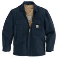 CARHARTT 101618-410 2XL REG Carhartt Flame Resistant Duck Coat, Navy, 100%