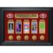 San Francisco 49ers Super Bowl Ticket and Game Coin Collection Framed