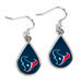 WinCraft Houston Texans Tear Drop Dangle Earrings