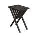 GloDea Cross Legs End Table Wood in Black | 26 H x 15 W x 19 D in | Wayfair XQET45YPWB