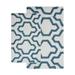 Saffron Fabs Rectangle 100% Cotton Non-Slip Geometric piece Bath Rug Set 100% Cotton in Gray | 0.6 H x 21 W in | Wayfair SFBR1177