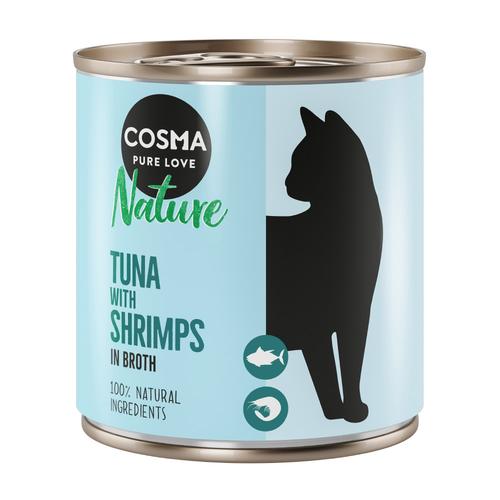 12x850g Thunfisch & Shrimps Cosma Katzenfutter nass