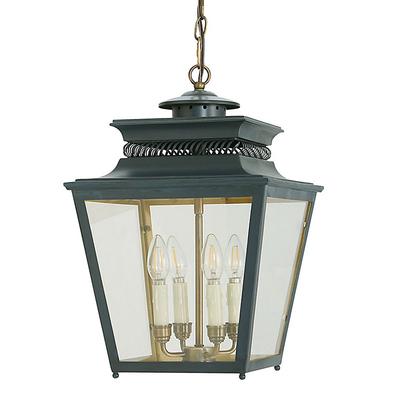 Piedmont 4-Light Lantern - Navy - Ballard Designs