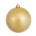 Vickerman 393390 - 4" Gold Candy Ball Christmas Tree Ornament (6 pack) (N591008DCV)