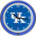 Trademark Global 14.5" Wall Clock Plastic in Blue/Orange | 14.5 H x 14.5 W x 3 D in | Wayfair KY1400-WM