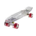 Ridge Skateboard Blaze Mini Cruiser , klar/rot, 55 cm