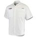 Men's Columbia White LSU Tigers PFG Tamiami Shirt