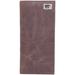 Kansas State Wildcats Leather Secretary Wallet with Concho - Brown