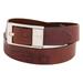 New England Patriots Brandish Leather Belt - Brown