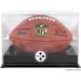 Pittsburgh Steelers Black Base Football Logo Display Case with Mirror Back