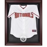 Washington Nationals Mahogany Framed Logo Jersey Display Case