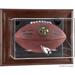 Arizona Cardinals Brown Framed Wall-Mountable Football Display Case