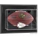 Kansas City Chiefs Black Framed Wall-Mountable Football Display Case