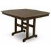 Trex Outdoor Yacht Club Dining Table Plastic in Brown | 29 H x 44 W x 44 D in | Wayfair TXNCT44VL