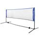 SONGMICS 4 m Badminton Net, Volleyball Net, Adjustable Height Poles Portable Set for Tennis, Beach-Volleyball, for Garden, Park, Outdoor, Blue SYQ400