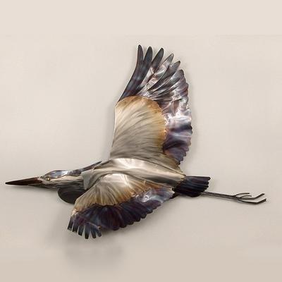 Blue Heron in Flight Wall Art - Frontgate