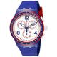 Swatch Unisex SUSZ100 Originals Analog Display Swiss Quartz Blue Watch, Blue, Men's Standard, Chronograph