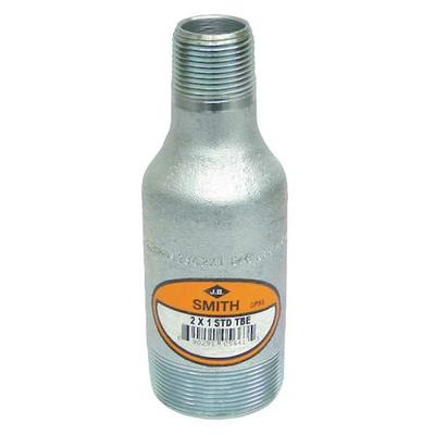 ZORO SELECT 0338025653 Nipple Extra Heavy Swage Nipple, 1-1/2" x 3/4" Pipe,