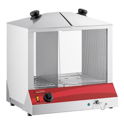 Avantco HDS-200 200 Dog / 48 Bun Hot Dog Steamer / Merchandiser - 120V, 1300W