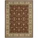 Black 45 x 0.25 in Area Rug - Charlton Home® Zurich Crown Brick/Beige Area Rug Polypropylene | 45 W x 0.25 D in | Wayfair CHLH1021 24766542