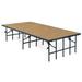 National Public Seating Portable Single Stages & Seated Hardboard Stage Package Metal | 32 H x 48 W x 96 D in | Wayfair S4832HB