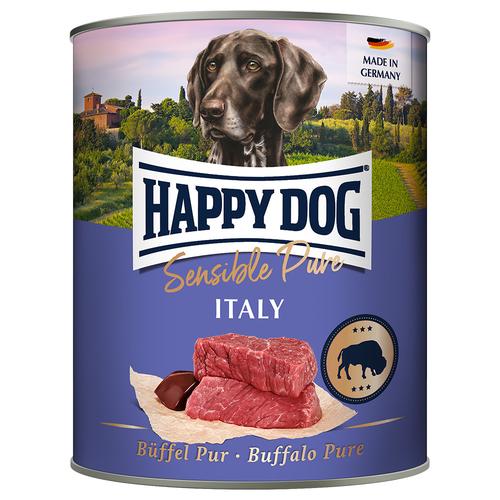 12x800g Happy Dog Sensible Pure Italy (Büffel Pur) Hundefutter nass