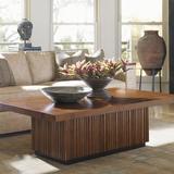 Tommy Bahama Home Island Fusion Castaway Cocktail Table Wood in Brown | 18.5 H x 60 W x 36 D in | Wayfair 556-945