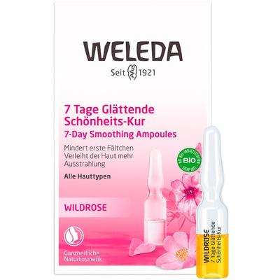 Weleda - Wildrosen 7 Tage Glättende Schönheits-Kur Feuchtigkeitsserum 5.6 ml Damen