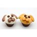 Cosmos Gifts Dog Cupcake Salt & Pepper Set Ceramic in Brown | 2.25 H x 3.13 W x 2.5 D in | Wayfair 61821