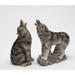 Cosmos Gifts Wolf Salt & Pepper Set Ceramic in Gray | 4 H x 3.63 W x 1.63 D in | Wayfair 20739