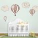 My Wonderful Walls Hot Air Balloons & Cloud Wall Decal Canvas/Fabric | 40 H x 40 W in | Wayfair stk1005b