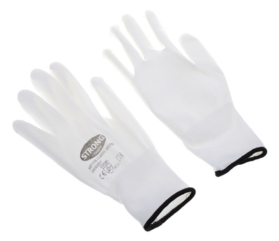 Thomann Nylon gloves white size 9