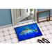 Caroline's Treasures Fish Headed Downstream Non-Slip Indoor Door Mat Synthetics in White | 24 W x 36 D in | Wayfair MW1124JMAT