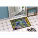 Caroline's Treasures Turtle Non-Slip Indoor Door Mat Synthetics | Rectangle 1'6" x 2' 3" | Wayfair 8405-MAT