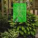 Caroline's Treasures Ribbon for Lymphoma Cancer Awareness 2-Sided Garden Flag, Polyester in Green | 15 H x 11 W in | Wayfair AN1212GF