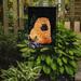 Caroline's Treasures Starry Night Chow 2-Sided Garden Flag, Polyester in Black/Orange | 15 H x 11 W in | Wayfair SS8489GF