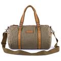 Gootium Canvas Duffel Bag - Classic Duffle Weekender Travel Gym Tote, 28L, Army Green