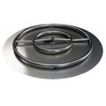 Tretco Stainless Steel Ring Burner Fire Pit Kit | 2 H x 28.25 W x 28.25 D in | Wayfair FPK-OBRSS-30R