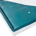 Wasserbettmatratze Blau Vinyl 180 x 200 cm Mono System Leicht Beruhigt Ein Wasserkern mit Schaumrahmen Sicherheitswanne