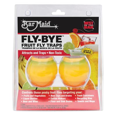 Bar Maid FLY-BYE Fly-Bye Fruit Fly Trap, Non-Toxic