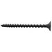 ZORO SELECT U31300.016.0162 Drywall Screw, #8 x 1-5/8 in, Steel, Flat Head