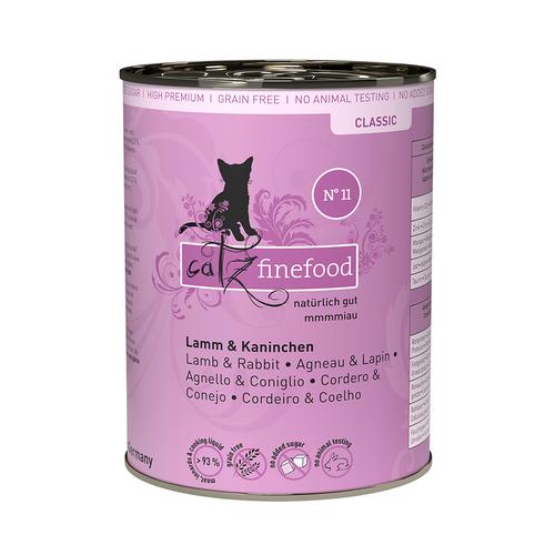 12x400g Lamm&Kaninchen catz finefood Katzenfutter