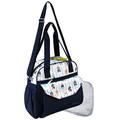 2 tlg Wickeltasche Pflegetasche Windeltasche Babytasche (dunkel blau)