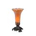 Meyda Lighting Amber Pond Lily 8 Inch Accent Lamp - 11244