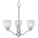 Maxim Lighting Stefan 21 Inch 3 Light Mini Chandelier - 10064FTSN