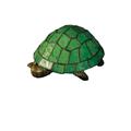 Meyda Lighting Turtle Tiffany Glass 4 Inch Accent Lamp - 10750