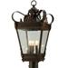 Meyda Lighting Verona 23 Inch Tall 3 Light Outdoor Post Lamp - 129190